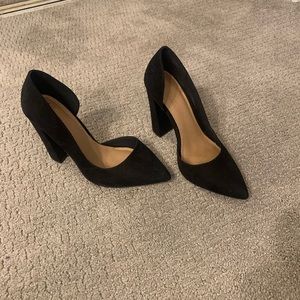 ASOS wide Fit Chunky heel pumps
